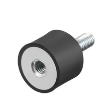 M6 Rubber Mounts Shock Absorber Anti Vibration Isolators 20mm x 15mm Black