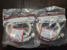 Watts Reinforced PVC 30" Faucet Connector 1/2" FIP Inlet X 1/2" FIP Outlet NEW