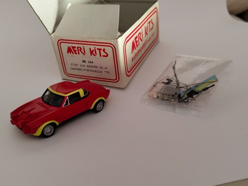 Kit 1/43 Fiat 124 Abarth gr4 1975 MeriKits parzialmente montato - Foto 3 di 4