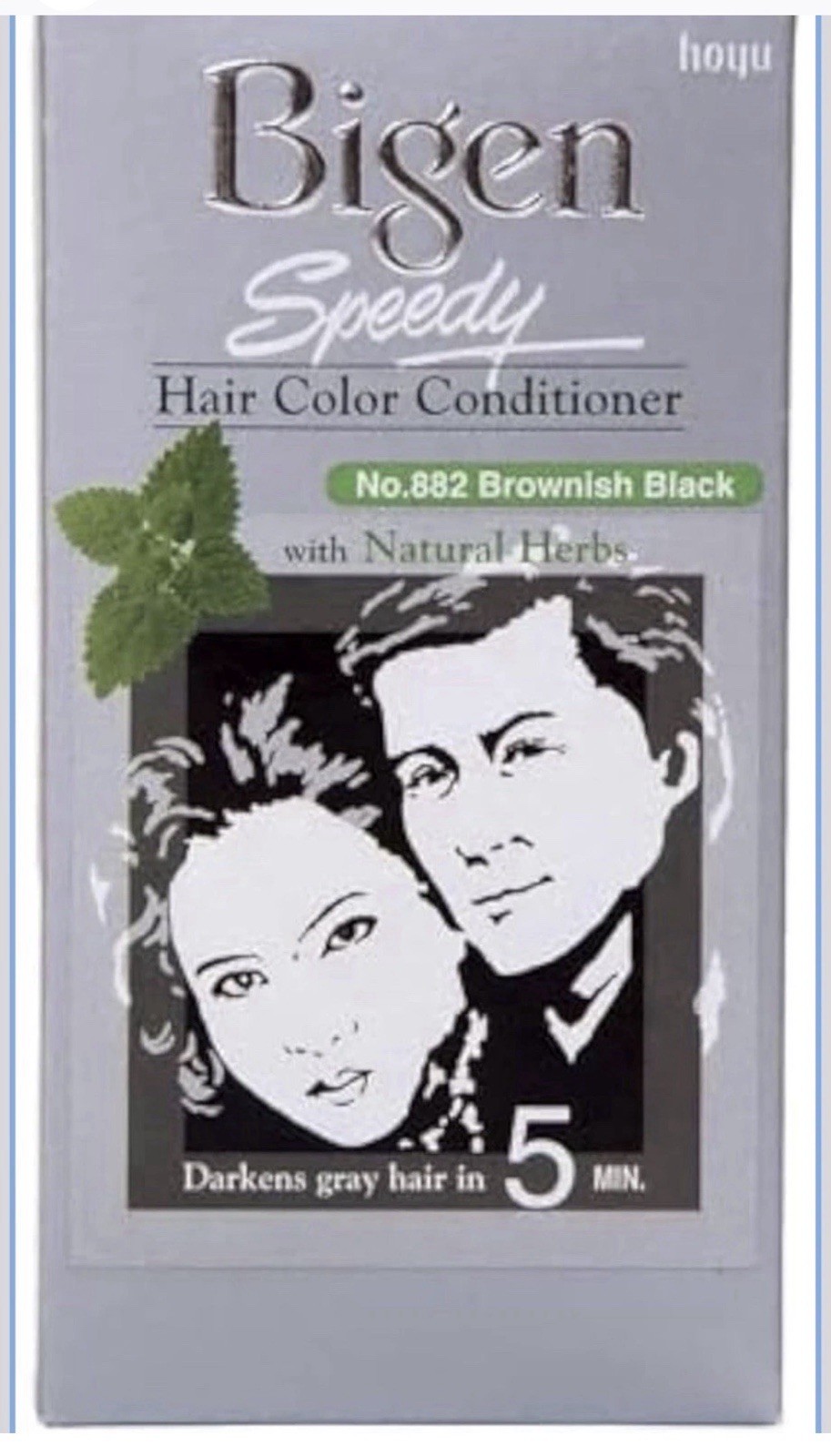 Bigen Speedy Hair Color, 40g + 40g - Brownish Black 882 (Pac
