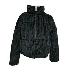 Jack Wills Cord Puffer Jacket Best friend Repreve Oversized Quilted Coat UK 14