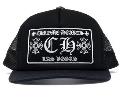 Chrome Hearts Las Vegas Exclusive Trucker Hat ' Black ' | BRAND NEW!