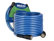 MEKOH 32ft Kink Resistant Pressure Washer Hose 3500PSI 1/4" Power Washer Hose...
