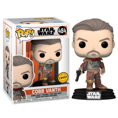 Pop! Star Wars - Mandalorian Marshal Cobb Vanth Chase Version - Funko Figur 484
