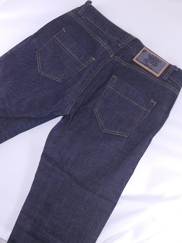 Rinascimento Pantalone Jeans Donna 42 M Medium W28 Blu Denim Slim Fit Made Italy - Picture 4 of 4
