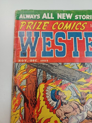 Prize Comics Western #114 1955- 1st The Drifter VG - Picture 3 of 8