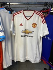 Adidas Manchester United Chevrolet Mens Jersey Size Large White