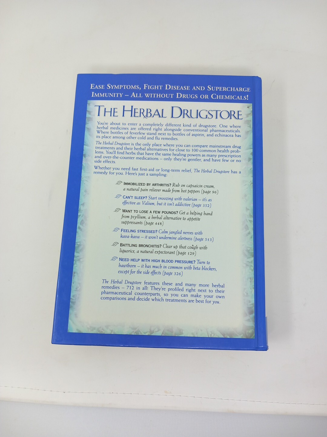 The Herbal Drugstore by Steven Foster Hardback Book The Cheap Fast Free