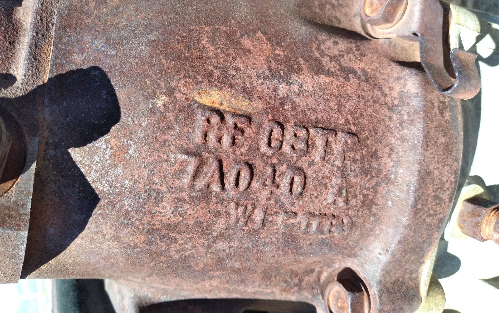 Ford C6 Automatic Transmission Rare iron output Vintage Big Block 429