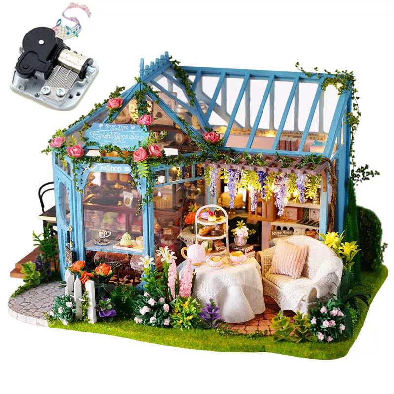 Diy Dollhouse Miniature Kit - Perfect Birthday Gift For Girls