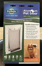 PetSafe SMALL Freedom Aluminum Pet Dog Door-Dogs to 1-15 lbs, 8592