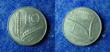 ITALIA 10 LIRE SPIGA ARATRO 1955 BB