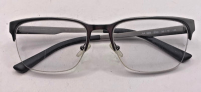 ARMANI EXCHANGE FRAMES ONLY EYEGLASSES AX1060 6003 BLACK SILVER 55-18-145