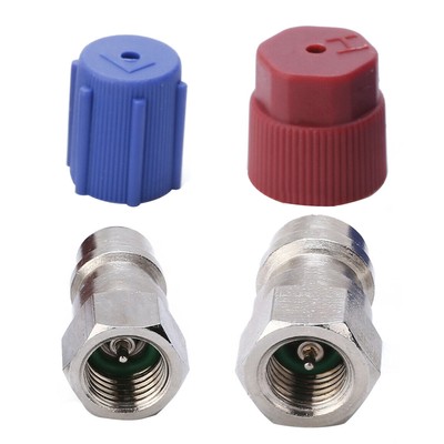 R12 bis R134 A High/Low AC Fitting Port Conversion Adapter Schnellkupplung