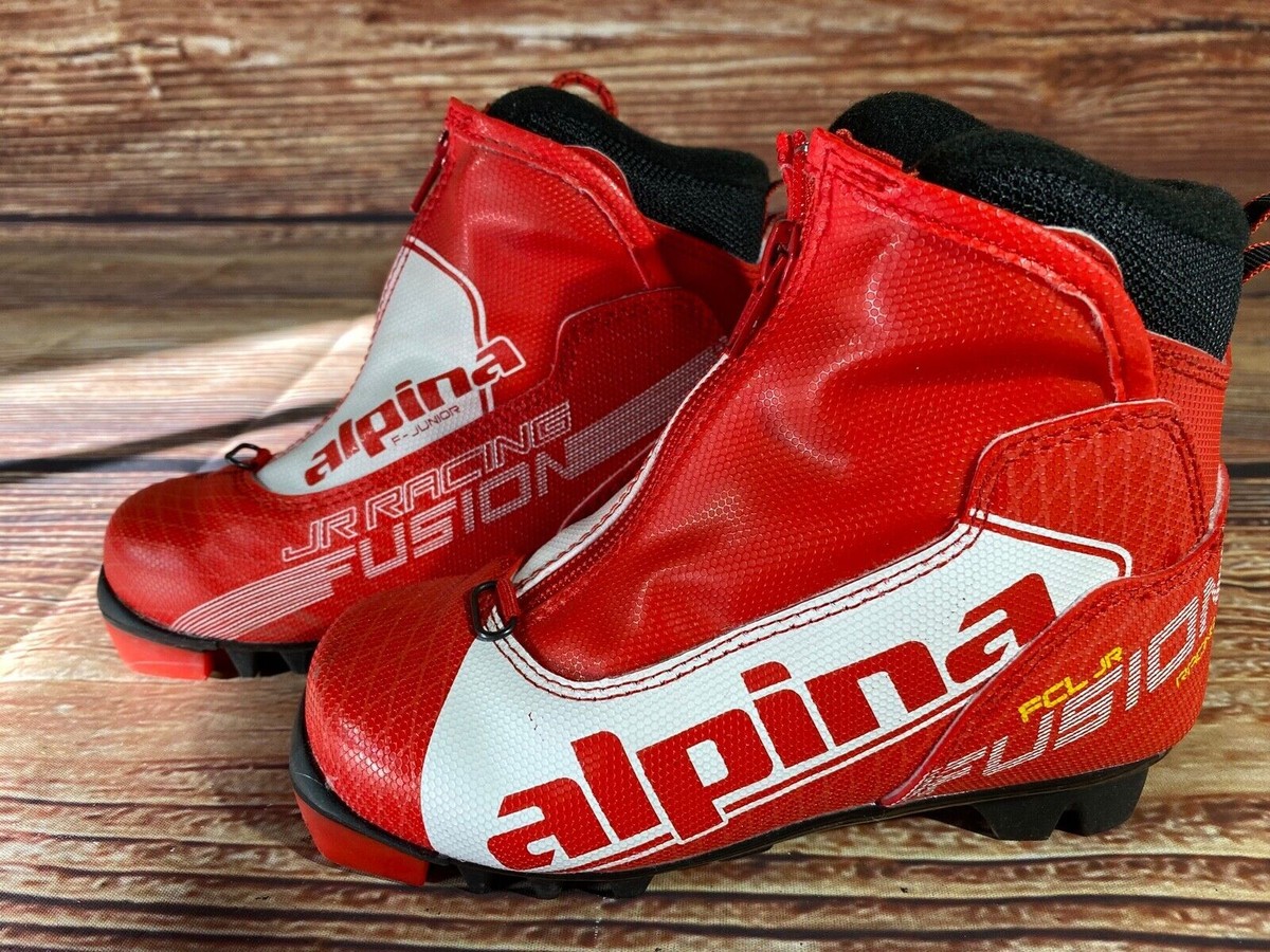 Alpina RCL JR Nordic Cross Country Ski Boots Kids Size EU30 US12