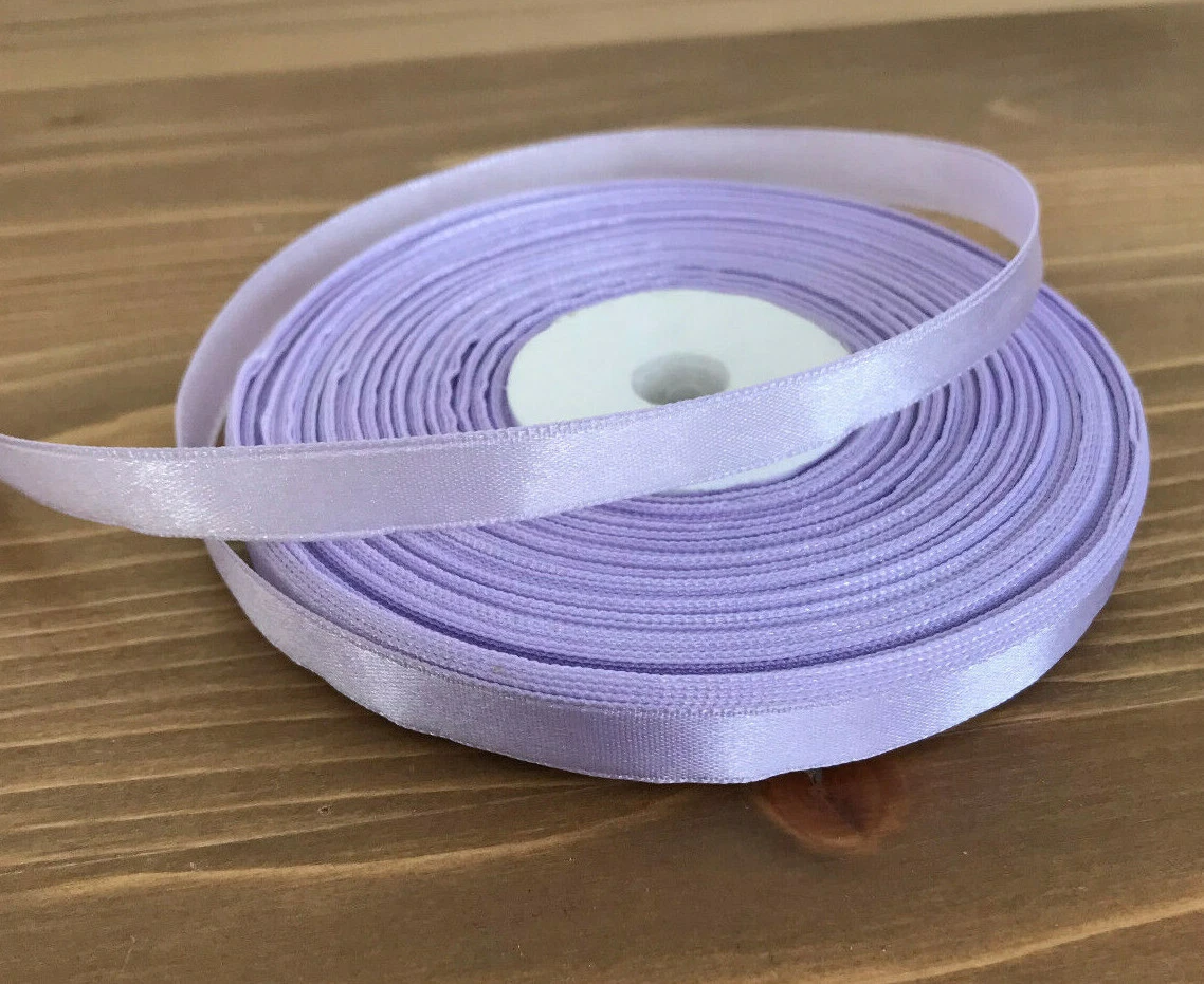 Lavender satin sale ribbon