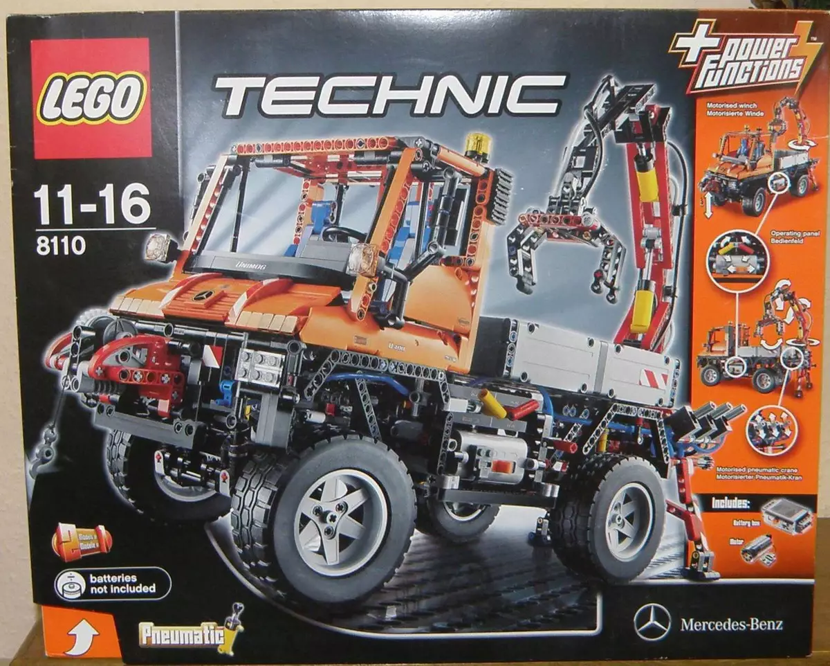 Lego Technic 8110 Unimog U400 Mercedes Benz 100 komplett mit OVP