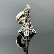 Pandora Paris France Eiffel Tower Dangle Charm 925 Ale Silver With Gift Box  #92