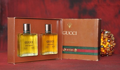 GUCCI POUR HOMME CLASSIC SET EDT 60ml \u0026 DOPOBARBA 60ml, VINTAGE, MOLTO  RARO, NUOVO | eBay
