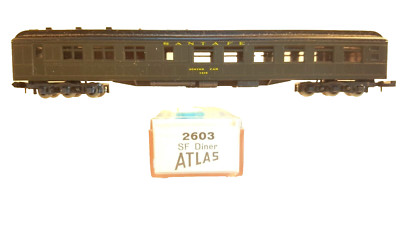 N Atlas 2603 Santa Fe Diner Passenger Car ATSF #1416 | eBay