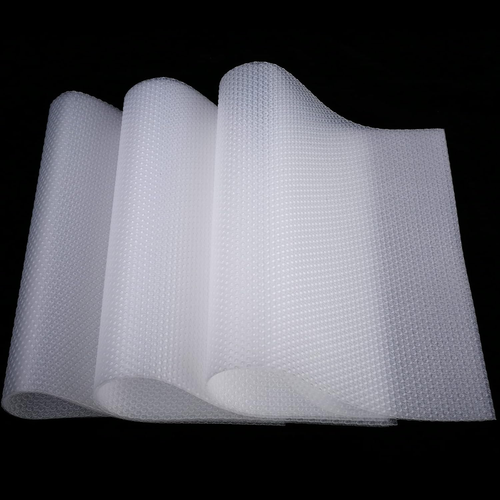 8 PCS Refrigerator Mats, EVA Refrigerator Liners for Shelves Washable Can Be Cut