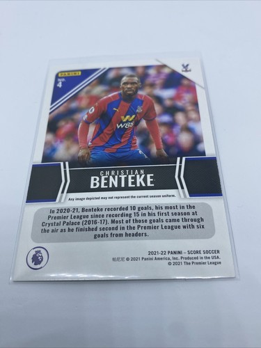 Panini Score Soccer Premier League 2021/22 Christian Benteke Insert - Next Level - Bild 5 von 6