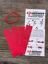 4 Pcs Bow String SILENCERS  60" TYE ON THREAD Archery - COMPOUND RECURVE BOWS