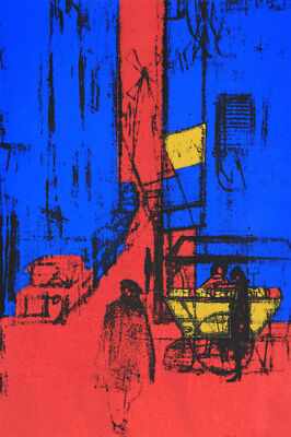 KURT PHILIPP RÖMHILD - Am Montmatre II (Paris) - Handsiebdruck - o.J.