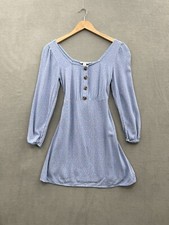 American Eagle Mini Dress Women’s XS Square Neck Casual Blue