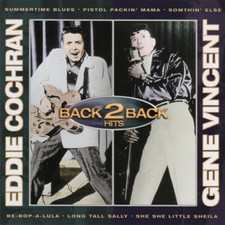 Eddie Cochran & Gene Vincent - Back 2 Back Hits (CD, Comp)