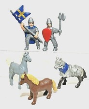 Lot Of 5 Safari Ltd. Knights and Horses