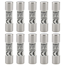 Baomain Fuse Link RT18-32 RO15 RT14 RT19 16A Cylindrical Ceramic Tube 10X38Mm