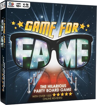 Spiel für Ruhm - Das urkomische Party Brettspiel - einfach zu spielen lustige Herausforderungen - versiegelt