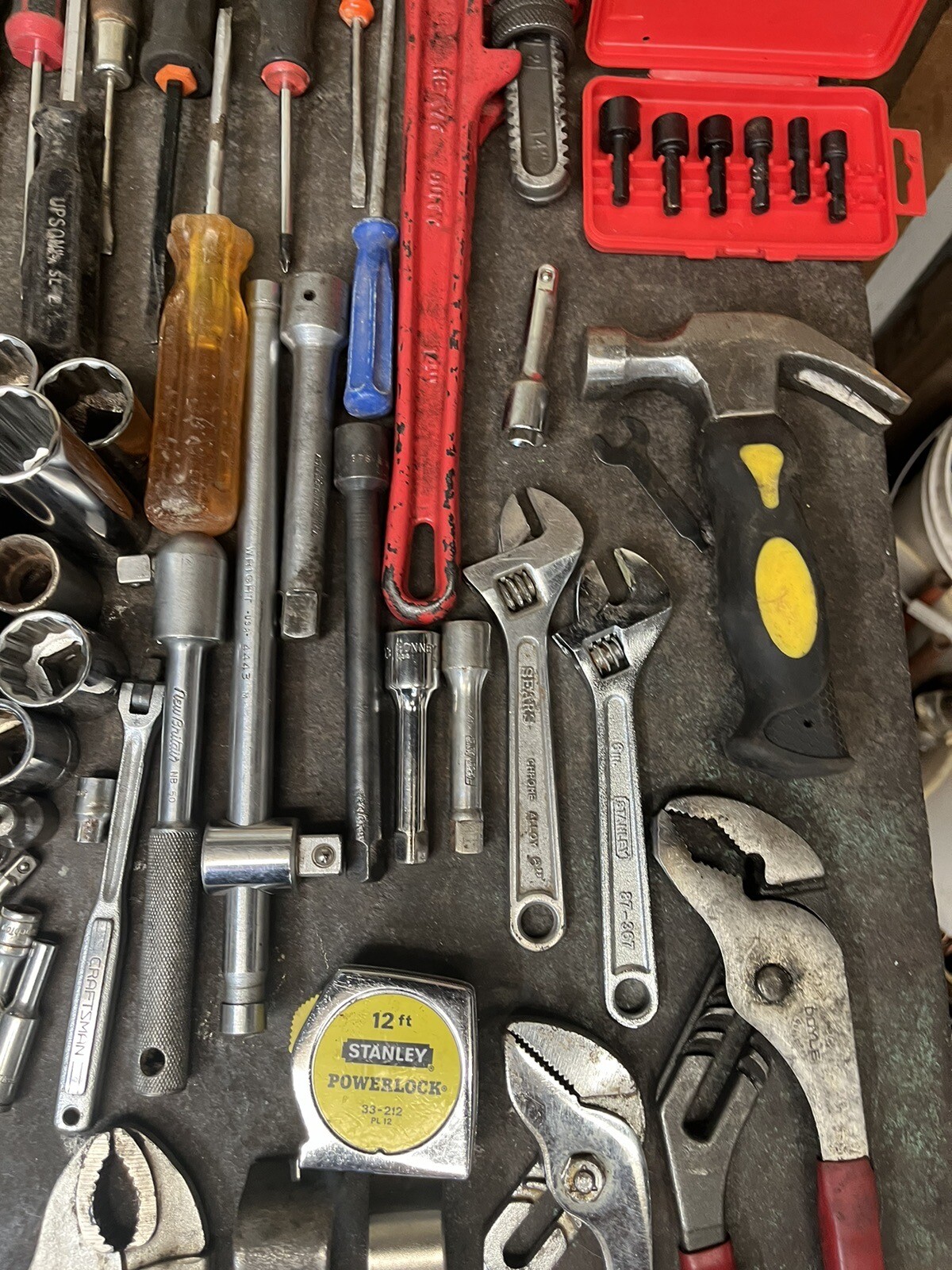 Tool Lot Craftsman Gearwrench Stanley Wright PT Eklind Lufkin Pittsburgh Husky eBay