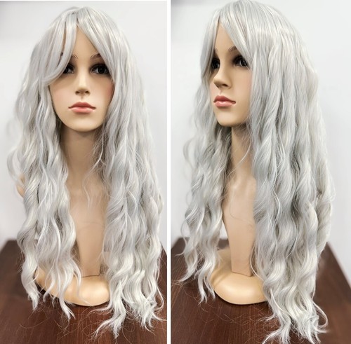 Cosplay Wigs Long Curly Wavy Fringe Fancy Dress Costume Party Deluxe Wig - Picture 11 of 17