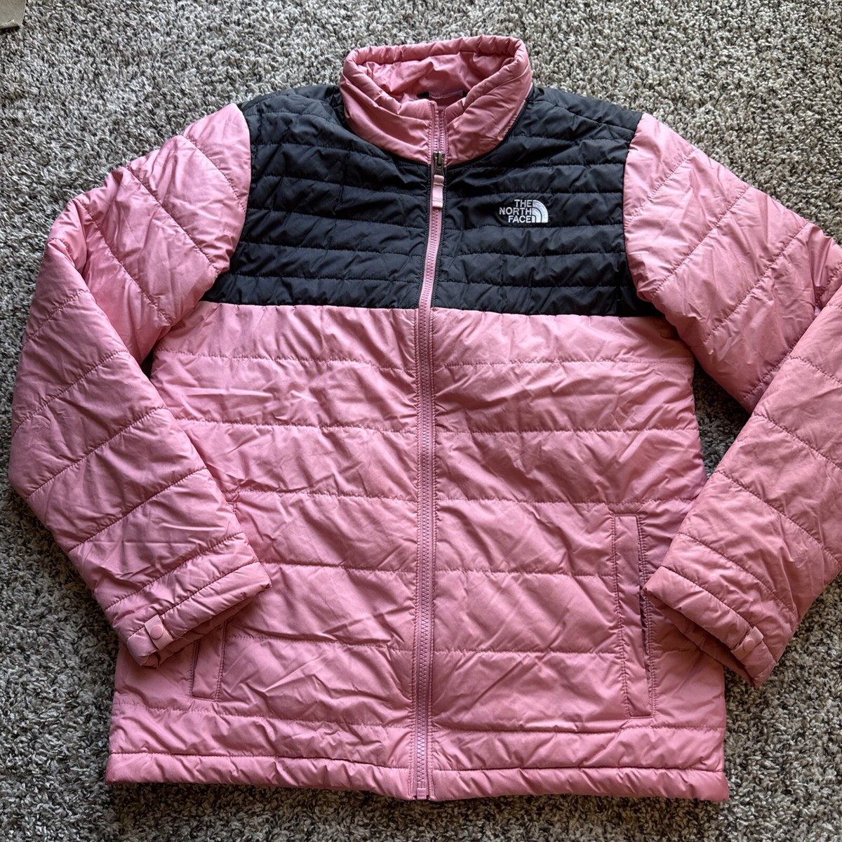 The North Face Girl Sequoia TriClimate Puffer Jacket Black Pink