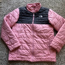The North Face Girl Sequoia TriClimate Puffer Jacket Black Pink - Youth XL 18/20