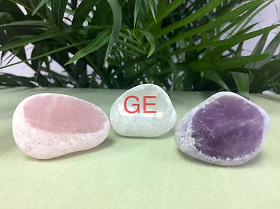Clear Quartz Rose Quartz Amethyst Ema Egg Specimen Window Seer Meditation Stone