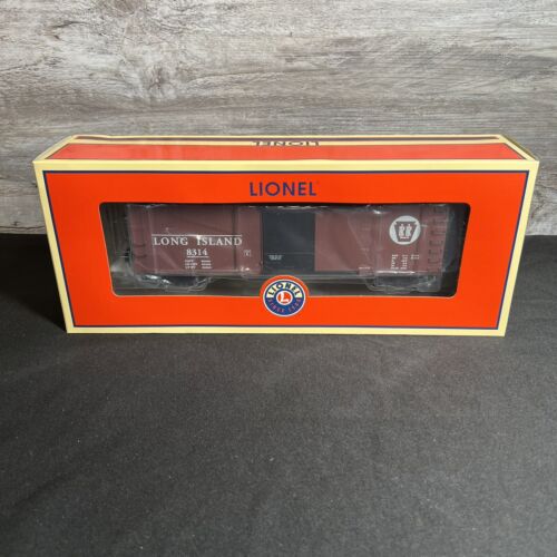 Lionel 6-58581 NLOE LONG ISLAND DOUBLE SHEATHED BOX CAR #8314 O Gauge NEW - Afbeelding 1 van 4
