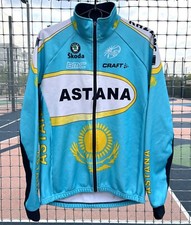 UCI Gennady Mikhaylov rider worn Astana 2007 cycling team jacket Craft Size L