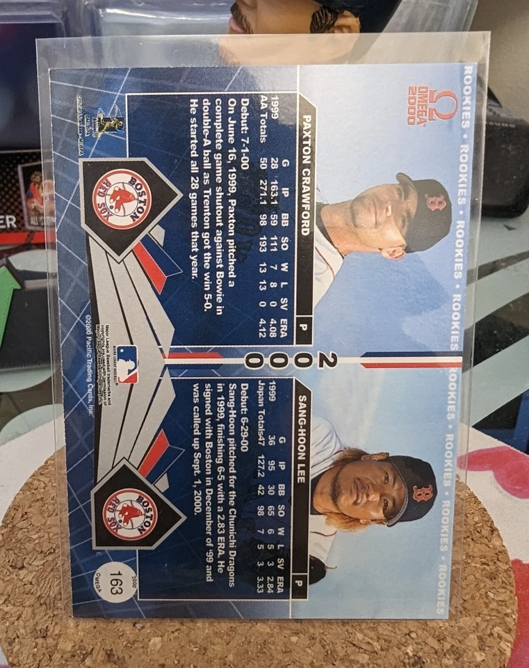 2000 Pacific Omega Paxton Crawford/Sang-Hoon Lee "Rookies" (#163) /999 - Image 2 of 2