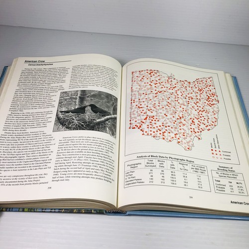 The Ohio Breeding Bird Atlas By Bruce G. Peterjohn & Daniel L. Rice HC - Picture 12 of 21