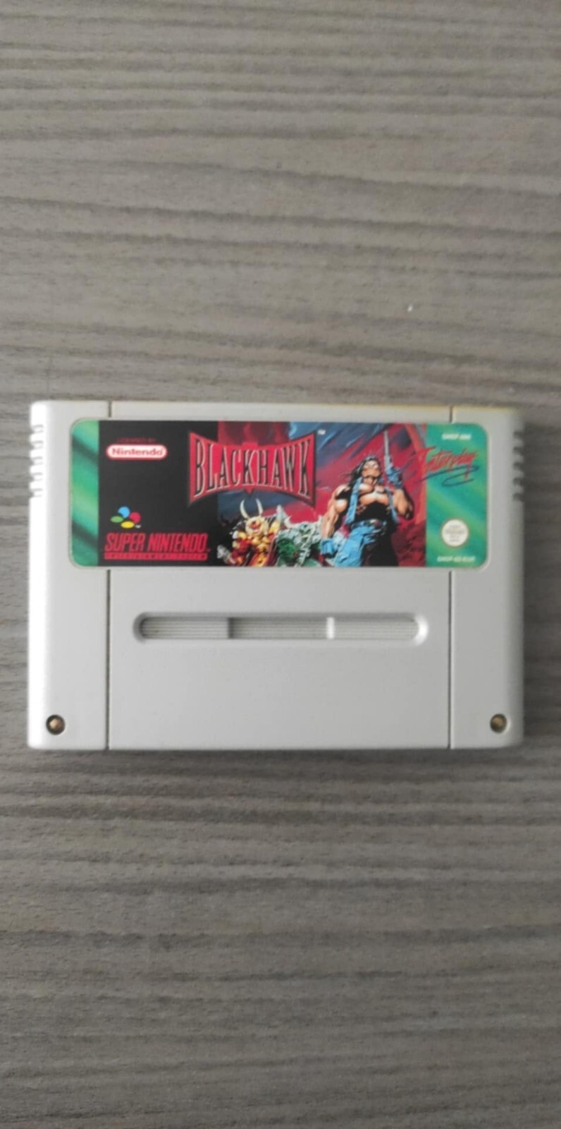 BlackHawk Super Nintendo SNES Loose PAL EUR
