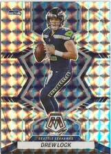 2022 Panini Mosaic Drew Lock Silver Prizm SP Seattle Seahawks