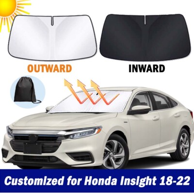 New Thick Foldable Windshield Sun Shade for Honda Insight 18-22 UV Block Visor