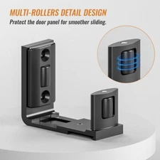 CCJH 1PC Floor Guide Floor RailSliding Barn Door Track Stabilizer Anti-sway