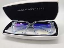 Kaws X Sons And Daughters Spiff Glasses Clear Blue. In Hand AUTHENTIC BRAND