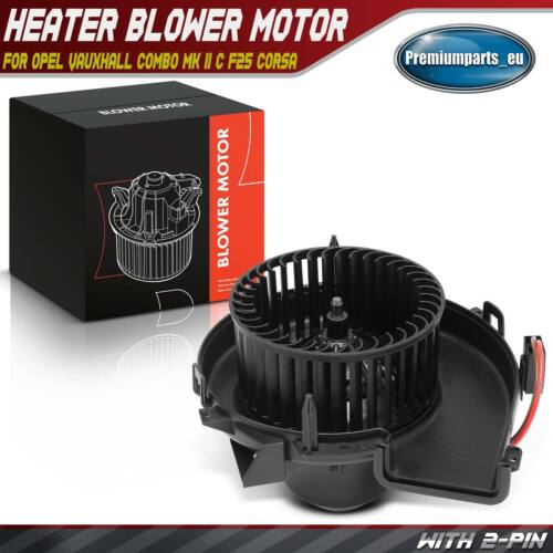 Heater Blower Motor Fan for Opel Vauxhall Combo Mk II C F25 Corsa X01