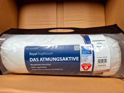 Nackenrolle 15 x 40 cm Kissen Schlafkissen Centa Star Royal