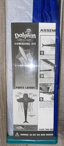 Jakks Pacific Air Creations 3-D Dolphin Kite. 96” Length - Picture 4 of 5